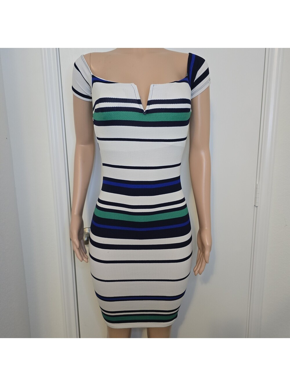 Distressed A'gaci Womens Dress Sz S 00s Y2K Hot Girl Going Out Clubwear Bodycon